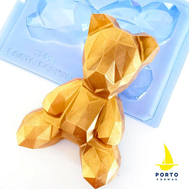 Forma De Chocolate - Forma De Chocolate Especial 3 Partes - Urso Geometric – PF1202